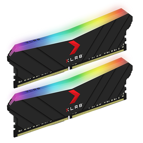 PNY 32GB (16GBx2) DDR4 3200MHz RGB XLR8MD32GK2D4320016XRGB